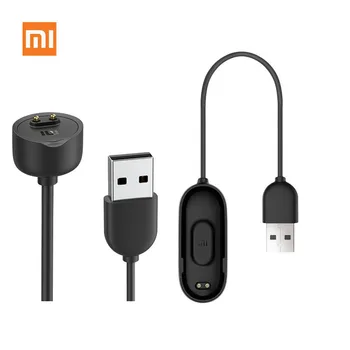 Оригинальный Xiaomi Mi Band 5 6 4 Магнитный Адаптер для быстрой зарядки, Замена провода, Смарт-браслет, Аксессуары для браслетов, USB-кабель