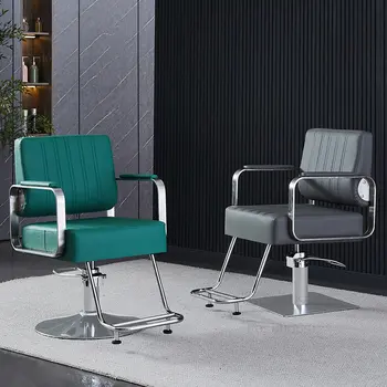 Удобные парикмахерские кресла, мебель для салона Красоты, Профессиональное парикмахерское кресло, салон красоты, Подъемное Вращающееся косметическое кресло