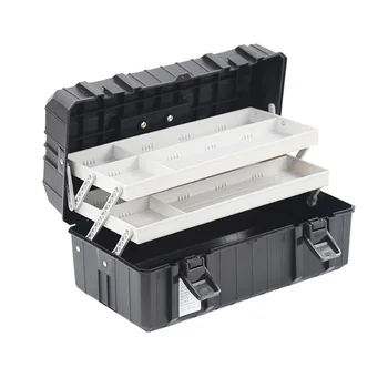 Трехслойный Пластиковый Складной ящик для инструментов Для домашнего обслуживания, Ящик для хранения инструментов Электрика, Многофункциональная коробка
