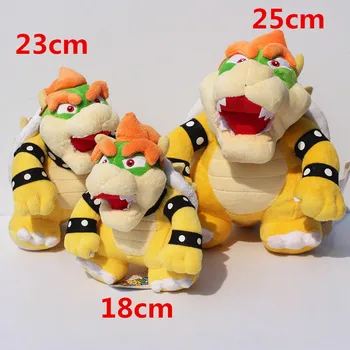 18 см-25 см Плюшевые игрушки Koopa Bowser, куклы-драконы из аниме-мультфильма