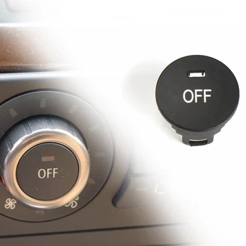 Кнопка включения панели кондиционера, центральная ручка управления, крышка снята для BMW 5 серии E60 E61 61319250196