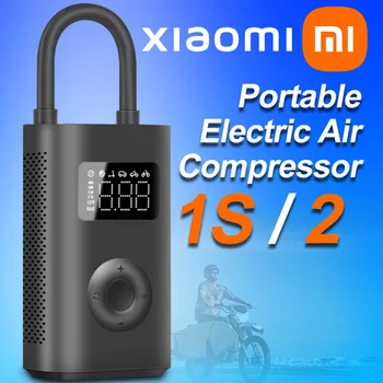 НОВЫЙ Портативный Воздушный Насос Xiaomi 2 Mijia Mini Электрический Воздушный Компрессор Treasure 1S Mi Type-C LED Мультитул Надувной для Автомобиля Велосипед Мяч