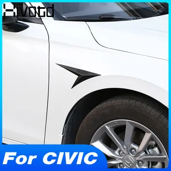 Для Honda Civic 11th 2022 Gen Обвес для кузова, отделка вентиляционного отверстия в крыле автомобиля, Внешняя отделка, камера на боковом крыле, Автоаксессуары, стили