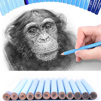 24 H-14B, Полный набор карандашей для рисования, Профессиональная художественная роспись, ручка с крючком, ручка для комиксов, ручка для рисования, Школьные канцелярские принадлежности