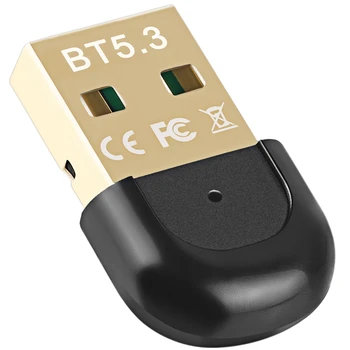 USB Bluetooth 5.3 Адаптер Приемник USB Беспроводной Bluetooth Передатчик Бесплатный Драйвер для Настольного Компьютера Bluetooth Адаптер