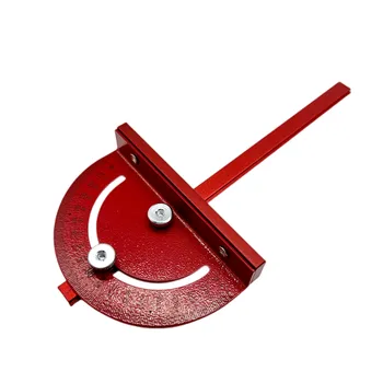 Алюминиевая Торцовочная рейка с углом наклона 0-180 градусов для деревообрабатывающего Верстака Фрезерный стол Вставная пластина