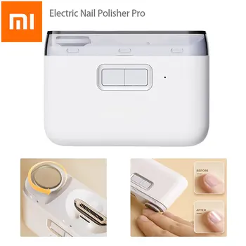 Электрическая машинка для стрижки ногтей Xiaomi с подсветкой Для взрослых и детей USB, автоматический триммер для ногтей, пилочка для ногтей, полировщик, Инструменты для ухода за телом