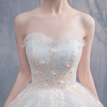 Элегантное свадебное платье в виде сердечка 2021 года, модный дешевый халат, сладкие белые свадебные платья, свадебное платье-русалка