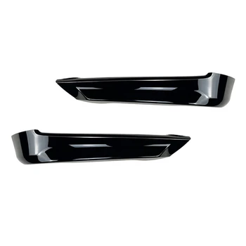 Автомобильный глянцевый черный Передний бампер для губ, угловая накладка, Нижний протектор, Сплиттер, спойлер для E90 E91 320I 330I 2005-2008
