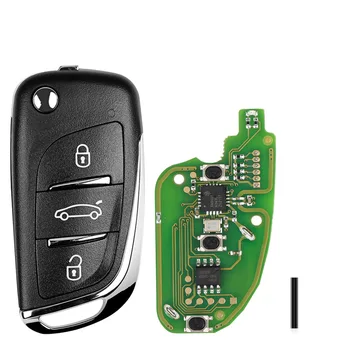 Для Xhorse XKDS00EN Универсальный Проводной Дистанционный Ключ Flip Fob с 3 Кнопками для Volkswagen DS Type для Ключа VVDI