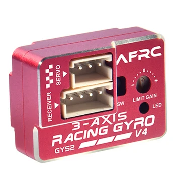 AFRC GYS-2 V4 3-Осевой Гоночный Гироскопический Стабилизатор для Дрифта EPA AVCS для MINI Z D Q 1/28 1/24 1/10 Модернизация Модели Автомобиля Своими руками, Красный