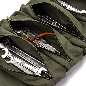 Новая сумка для инструментов, Многоцелевая сумка для рулонов инструментов, сумка для рулонов гаечных ключей, подвесной инструмент, сумка-тоут на молнии, рабочая сумка, Набор оборудования для электрика