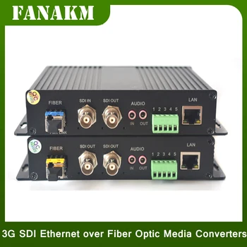 Премиум 3G Sdi/rs422 Data/10/100 Мбит/с Ethernet По Волоконно-Оптическим Медиаконвертерам, видео/Аудио/Интернет-Передатчику И Приемнику Для