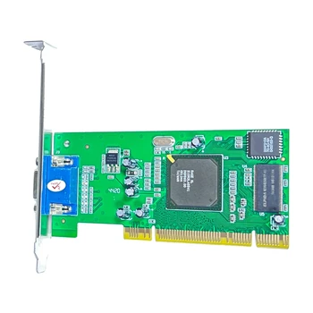 PCI VGA Display Card ATI Rage XL 8 МБ 32-Битная Мультидисплейная Тракторная Карта PCI Видеокарта SDRAM VGA-Карта для Настольного компьютера