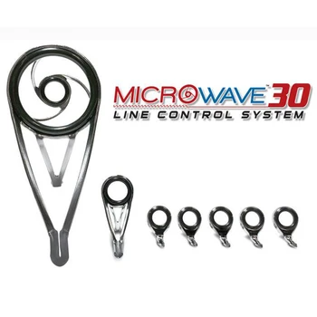 Американская компания по производству снастей MicroWave 30-10 Line Control System Удочка для серфинга, комплект направляющих для карпового удилища, комплект для ремонта компонентов удочки DIY