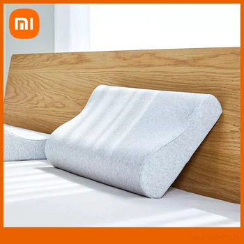Подушка для защиты шеи Xiaomi Mijia, полная Антибактериальная Хлопковая подушка с эффектом памяти 4 сезона для сна, подушки для релаксации