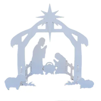 Водонепроницаемый Код места рождения Иисуса на открытом воздухе и оформление газона