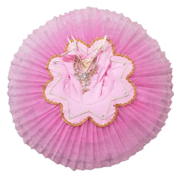 Розовые Балетные Юбки-Пачки Для Детей, Белое Платье Для Танца Живота 