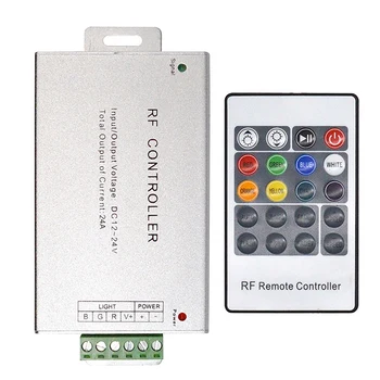 Светодиодный контроллер 12-24 В низкого давления RF, Красочный 20-клавишный пульт дистанционного управления RGB, регулятор затемнения световой панели.
