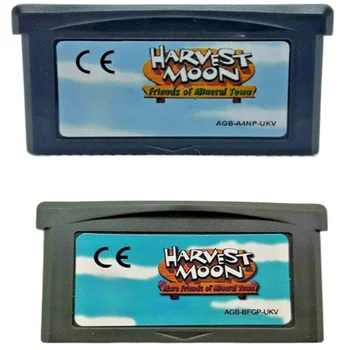 32-разрядная карта Harvest Moon Friends Mineral Town с 1 или еще 2 картриджами для Game Boy Advance GBA SP NDS NDSL Русский