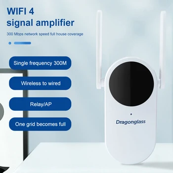 Wi-Fi Ретранслятор Беспроводной 300 Мбит/С Wi-Fi Удлинитель Wi-Fi Усилитель 802.11N Длинный Беспроводной Сингаловый Усилитель 2.4 G Wi/Fi Repitor