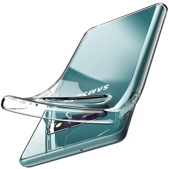 Прозрачный Чехол Для Samsung Galaxy S10 S9 S8 Plus 4G 5G Прозрачный Ультратонкий Чехол из Тпу Samsung Galaxy Note 10 9 8 Pro Lite Cases