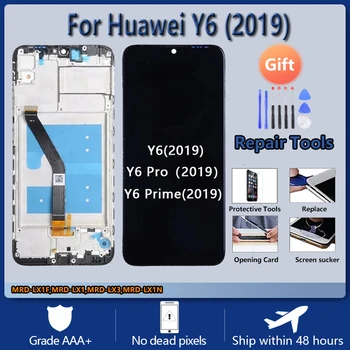 Для Huawei Y6 2019 Y6 Prime 2019 Y6 Pro 2019 MRD-LX1F LX1 LX3 LX1N LX2 ЖК-экран в сборе с сенсорным стеклом передней панели, оригинальный