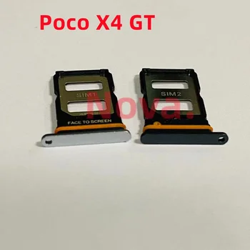 Лоток для SIM-карты для Xiaomi Poco X4 GT Держатель Simtray Чехол для мобильного телефона Замена ремонтной детали