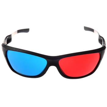 Красно-синий / голубой анаглиф, 3D-очки в простом стиле, 3D-игра в кино (дополнительный стиль обновления)