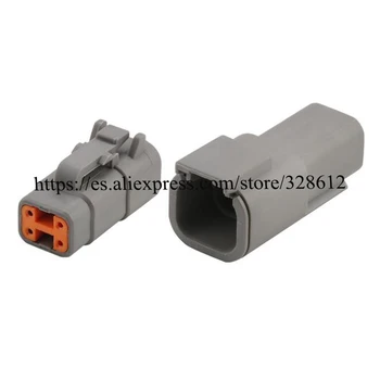 100SET DJ70410Y-1-11/21 автоматический кабель 4-контактный Водонепроницаемый автомобильный разъем женский мужской провод Розетка включает клеммное уплотнение