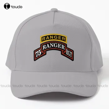 75-й Полк Рейнджеров С бейсбольной кепкой Ranger Tab, Шляпы для женщин, Персонализированные Кепки Унисекс для взрослых, подростков, Молодежи, Летние Уличные Кепки