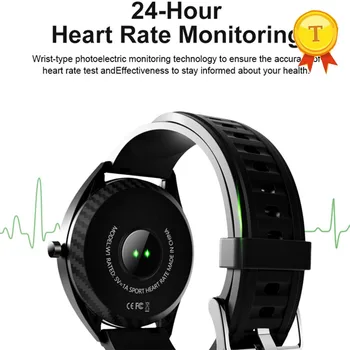 Спортивные Смарт-часы на открытом воздухе Для Мужчин IP67 Водонепроницаемый 24 часа мониторинг сердечного ритма Силиконовый Ремешок Smartwatch для телефонов Android IOS