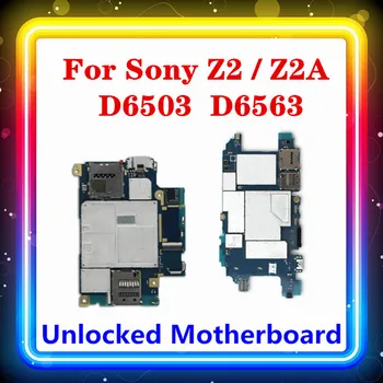 Для материнской платы Sony D6503 D6563 С Полными Чипами Android Тестовый Оригинал Для мобильной Материнской платы Sony Xperia Z2A D6563 Z2 D6503