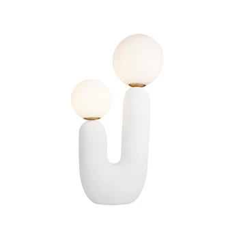 Настольная лампа из керамики Oo, творческая личность, гостиная, столовая, керамический торшер, простая современная модель, дизайнер дома и виллы
