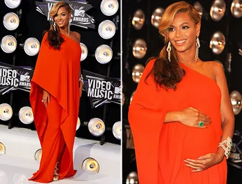 Beyonce Vestido Большого размера, Оранжевое платье на одно плечо, длинное платье для выпускного вечера, Вечерние платья для беременных, платье 2019, вечернее платье