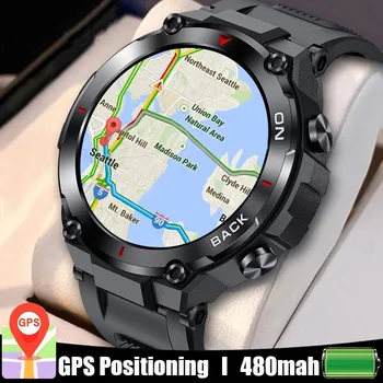 vbpbsql GPS Смарт-Часы Спортивный Фитнес-Браслет Напоминание О Вызове Частота Сердечных Сокращений IP68 Водонепроницаемые Смарт-Часы Для Мужчин Android IOS Watch