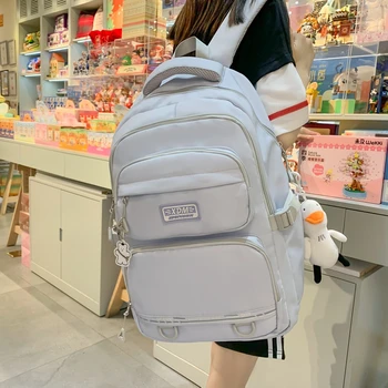 Высококачественный модный рюкзак для девочек, большая сумка для книг, сумка для ноутбука в колледже, сумка для студенческих ботинок, женская дорожная сумка Mochila