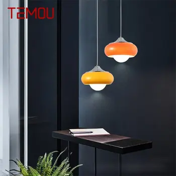 Подвесной светильник TEMOU в стиле ретро, креативный дизайн, светодиодный декоративный светильник для домашнего ресторана, спальни, бара