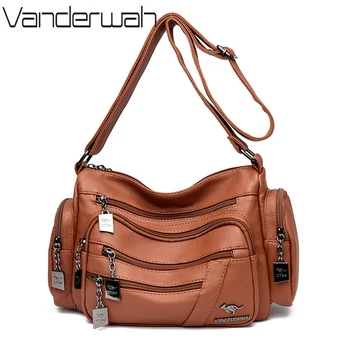 Женская кожаная сумка с верхней ручкой, роскошные дизайнерские женские сумки-мессенджеры, брендовые женские сумки через плечо