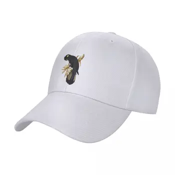 Желтохвостая черная кепка Какаду, бейсболка, изготовленная на заказ кепка, роскошная женская шляпа, мужская