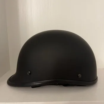 Мотоциклетный шлем harely из углеродного волокна, винтажный реактивный шлем для мотокросса, 1/2-летний полушлем