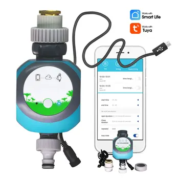 Садовый Wifi, Bluetooth-совместимый Таймер подачи воды для шланга, интеллектуальное устройство для полива, система дистанционного управления капельным поливом по телефону