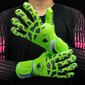 Новые 4 мм латексные футбольные вратарские перчатки с утолщенной профессиональной защитой для взрослых и подростков Футбольные вратарские перчатки для вратаря