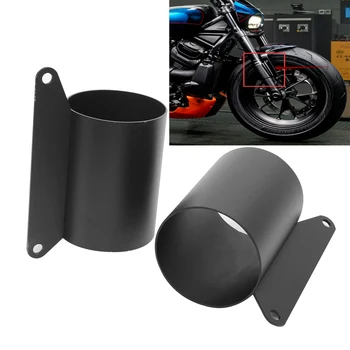 Матовые черные чехлы для нижней вилки мотоцикла для Harley Sportster S RH1250S 2021-2022