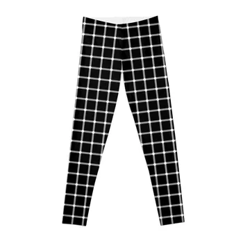 Современные черно-белые леггинсы с оптической иллюзией, женские леггинсы, женские брюки