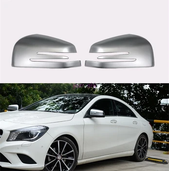 Для Mercedes Benz ML GL GLE class ML350 400 GL400 и т. Д. ABS хромированное зеркало заднего вида автомобиля, декоративная наклейка в виде ракушки, автомобильный стайлинг