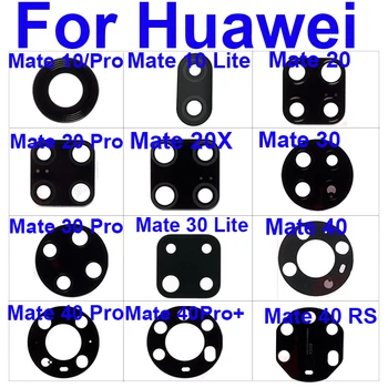 2 шт./лот Наклейка Для Задней Камеры Huawei Mate 10 20 30 40 Pro Lite Mate 20X 40Pro + 40RS Стеклянный Объектив с Клейкой Ремонтной Деталью