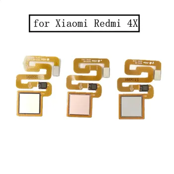 для Xiaomi Redmi 4X Гибкий Кабель для Отпечатков Пальцев Touch ID Сенсор Клавиша Возврата Кнопка Меню Замена Гибкого Кабеля Ремонт Запасные Части