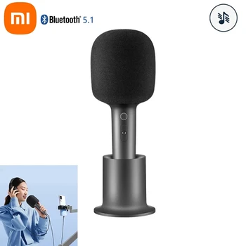 Xiaomi MIJIA K Song Микрофон Караоке Bluetooth 5.1 Подключенный Стереозвук DSP Чип Шумоподавления Батарея емкостью 2500 мАч