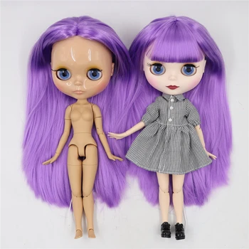 Кукла ICY DBS blyth 30 см 1/6 BJD toy joint body фиолетовые волосы специальное предложение в продаже